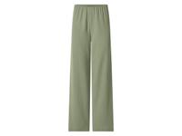 esmara Dames broek - Wide leg (Groen, L (44/46)) - thumbnail