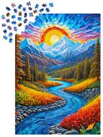 Sunrise Landscape Puzzel 1000 Stukjes - thumbnail