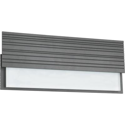 Antraciete LED Buiten Wandlamp 10W Warm Wit 3000K IP65 Aluminium