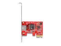 DeLOCK PCI Express x1 card naar 1 x RJ45 2,5 Gigabit LAN i225 NBASE-T - Low Profile netwerkadapter - thumbnail