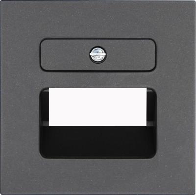 Kopp HK07 antraciet afdekplaat UTP dubbel - 4623060