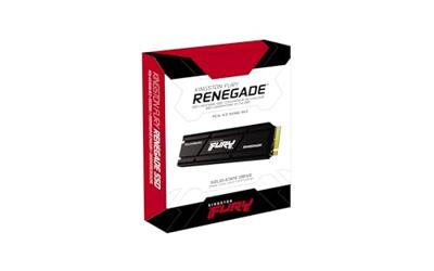 Kingston Fury Renegade 1 TB NVMe/PCIe M.2 SSD 2280 harde schijf PCIe NVMe 4.0 x4 Retail SFYRSK/1000G Kingston Fury Renegade 1 TB NVMe/PCIe M.2 SSD 2280 harde schijf PCIe NVMe 4.0 x4 Retail SFYRSK/1000G