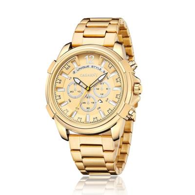 CAGARNY 6882 Fashion waterdichte quartz horloge met roestvrijstalen band