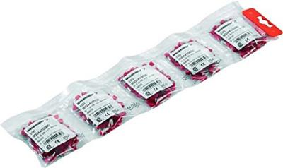 Weidmüller 9004410000 Dubbele adereindhulzen 1.5 mm² Deels geïsoleerd Rood 500 stuk(s)