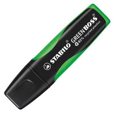 Markeerstift stabilo green boss 6070/33 groen | 10 stuks