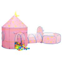 VidaXL Kinderspeeltent 301x120x128 cm roze - thumbnail