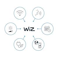 WIZ ELPAS wandlamp - Connected - Buiten - Zwart - thumbnail