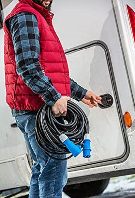 AS Schwabe 61401 Stroom Verlengkabel 16 A Zwart, Blauw 5 m H07RN-F 3G 2,5 mm² AS Schwabe 61401 Stroom Verlengkabel 16 A Zwart, Blauw 5 m H07RN-F 3G 2,5 mm²