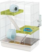 FERPLAST Kooi Hamster Tris - 46x29x58 cm - Wit - Voor hamster - thumbnail