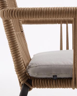 Kave Home Tuinstoel 'Samanta', kleur Beige Kave Home Tuinstoel 'Samanta', kleur Beige