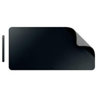 Leitz bureauonderlegger en muismat, lederlook, ft 80 x 40 cm, zwart - thumbnail
