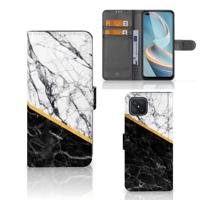 OPPO Reno4 Z | Bookcase | Marmer Wit Zwart - Origineel Cadeau Man - thumbnail