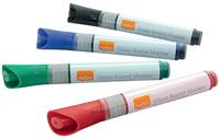 Nobo glasbordstift, geassorteerde kleuren, pak van 4 - thumbnail