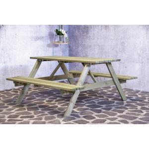 SenS-Line Picknicktafel Remia 150 cm geïmpregneerd hout SenS-Line Picknicktafel Remia 150 cm geïmpregneerd hout