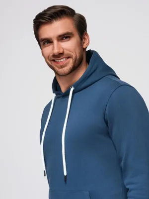 Ombre - Herenhoodie - Blauw - Sweatshirt