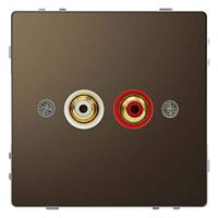 Merten MEG4350-6052 Luidsprekerstekkerdoos System Design Mokka 1 stuk(s) - thumbnail