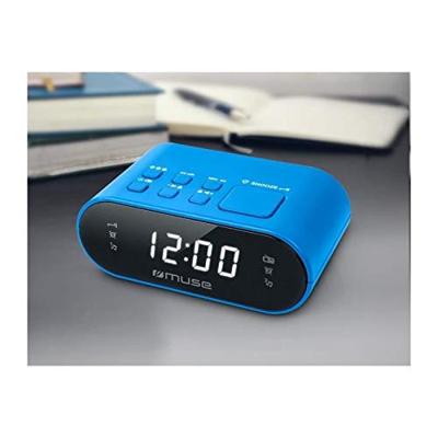 Muse FM wekkerradio blauw Muse FM wekkerradio blauw