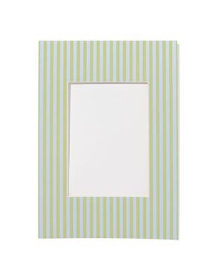 HEMA Passe-partout A4 21x29.7cm papier strepen (blauw)