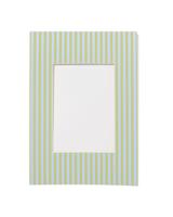 HEMA Passe-partout A4 21x29.7cm papier strepen (blauw) - thumbnail