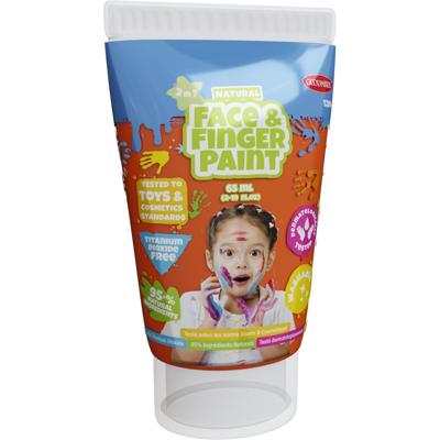Boti Natural face & fingerpaint tube - oranje, 65ml Boti Natural face & fingerpaint tube - oranje, 65ml
