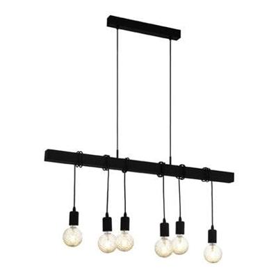 Eglo Hanglamp Townshend E27 zwart