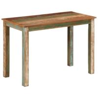 Eettafel 110x55x76 cm gerecycled massief mangohout - thumbnail