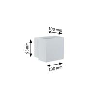 Paulmann Cybo 18003 LED-buitenlamp (wand) 6 W Wit - thumbnail