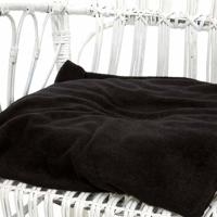 Badstof hoes voor ringkussen - badstof hoes zwart - thumbnail