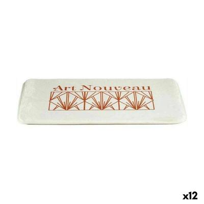 Badkleed Berilo Art Nouveau Wit Brons PVC 40 x 1,5 x 60 cm (12 Stuks)