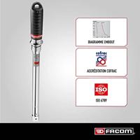 Facom 306d sleutel met automatische herinstelling zonder opzetstuk 100nm - S.306-100D - thumbnail