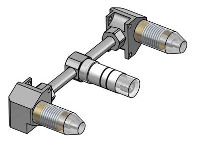 Hotbath Cobber inbouwdeel voor CB005/6T 2-hendel inbouw wastafelkraan