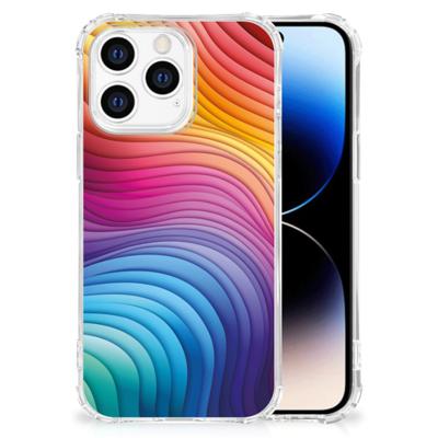 Shockproof Case voor iPhone 14 Pro Regenboog Shockproof Case voor iPhone 14 Pro Regenboog