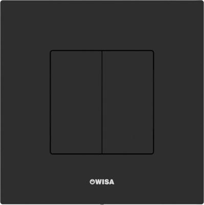 Wisa Delos bedieningspaneel mat zwart tbv Wisa XF/XS