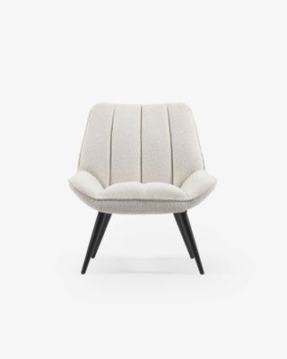 Kave Home Marlina fauteuil fleece Wit Kave Home Marlina fauteuil fleece Wit