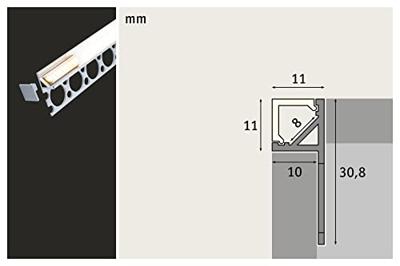 Paulmann 78410 Inbouwprofiel Aluminium (geëloxeerd), Satijn Paulmann 78410 Inbouwprofiel Aluminium (geëloxeerd), Satijn