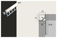 Paulmann 78410 Inbouwprofiel Aluminium (geëloxeerd), Satijn - thumbnail