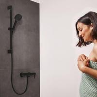 Douchekraan Opbouw Finoris HansGrohe Eengreeps Mat Zwart - thumbnail