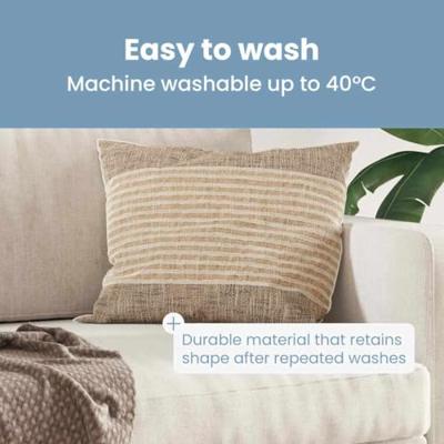 VidaXL Hoofdkussen met kussen wit 50 x 70 cm veren