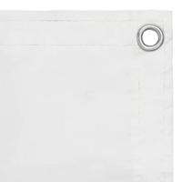 VidaXL Balkonscherm 120x600 cm oxford stof wit - thumbnail