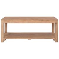 Salontafel 100x50x40 cm massief teakhout - thumbnail