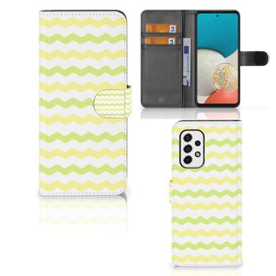 Samsung Galaxy A53 | Telefoon Hoesje | Waves Yellow Samsung Galaxy A53 | Telefoon Hoesje | Waves Yellow