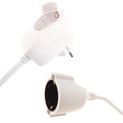 REV 0016150114 Stroom Verlengkabel Wit 5.00 m H05VV-F 3G 1,5 mm²