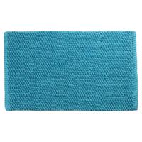 Differnz Popcorn badmat geschikt voor vloerverwarming 100% katoen 50 x 80 cm petrol - thumbnail