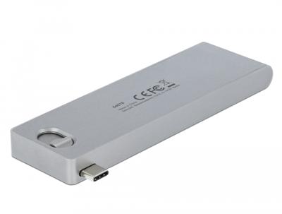 DeLOCK 64078 interface hub USB 3.2 Gen 1 (3.1 Gen 1) Type-C 5000 Mbit/s Grijs