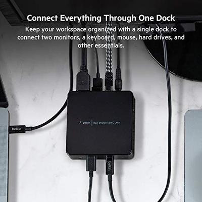 Belkin USB-C dockingstation met twee monitoraansluitingen - thumbnail