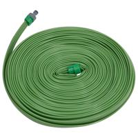 VidaXL Sproeislang 3-pijps pvc 22,5 m groen - thumbnail
