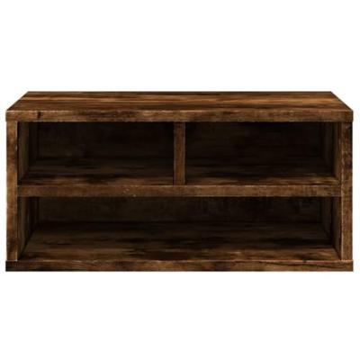 Printerkastje 49x40x22,5 cm bewerkt hout gerookt eikenkleurig - thumbnail