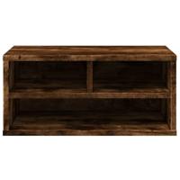 Printerkastje 49x40x22,5 cm bewerkt hout gerookt eikenkleurig - thumbnail