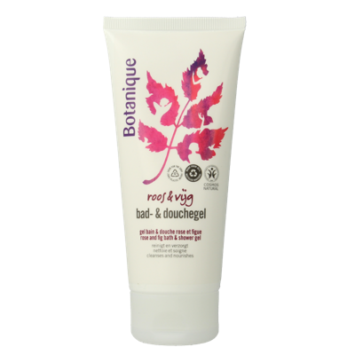 Botanique Bad & douchegel roos & vijg 200 Milliliter Botanique Bad & douchegel roos & vijg 200 Milliliter