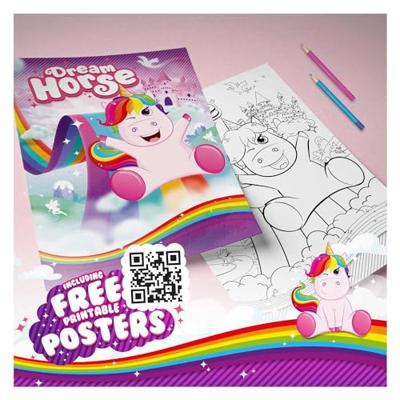 Toi Toys Haarlok met glitters Unicorn